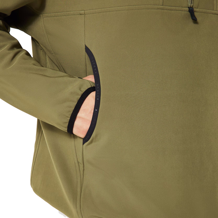 Oakley Herren Wintertide Softshell Hoodie Army grün