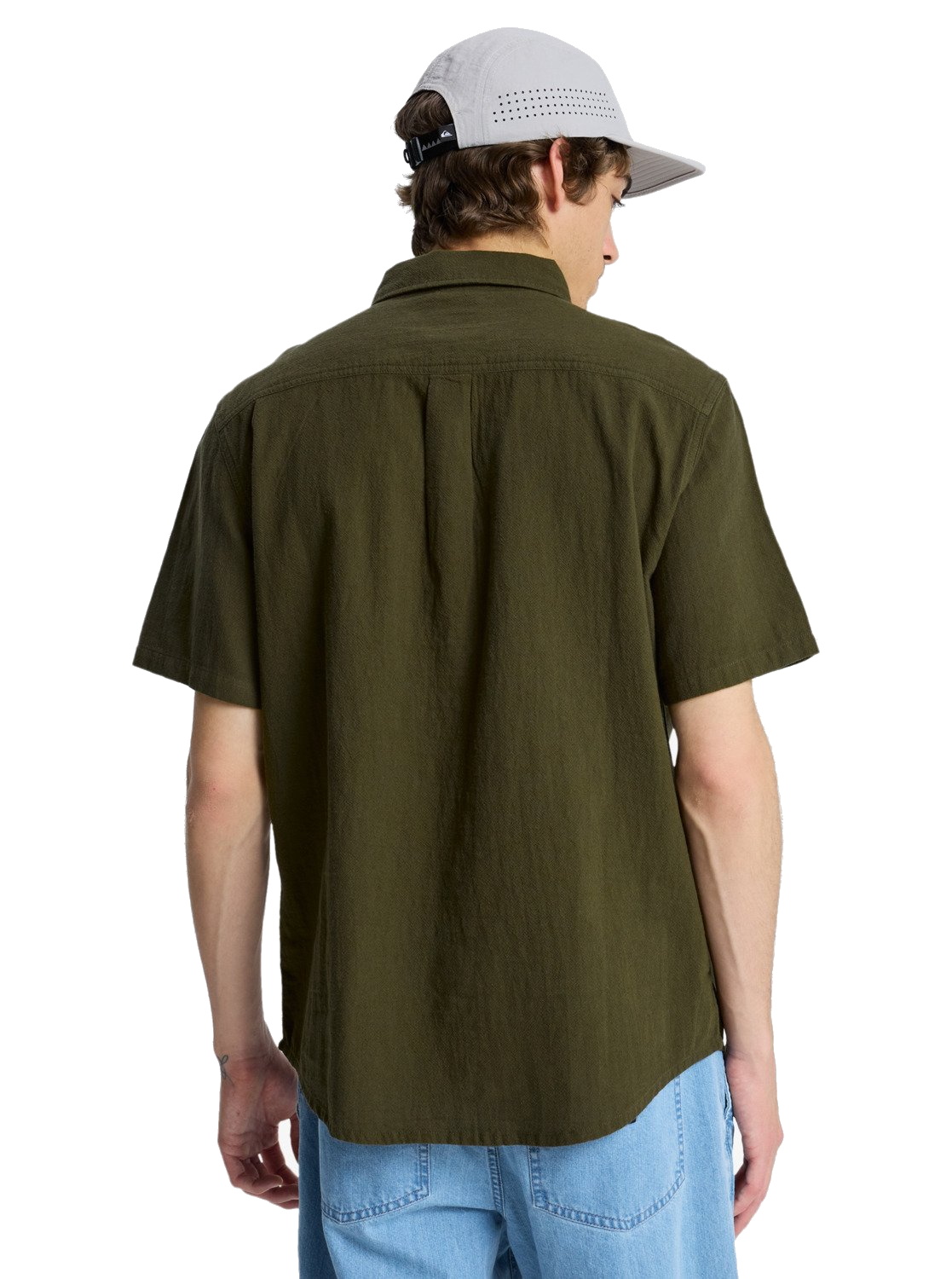 Quiksilver Kurzarm Hemd Time Box Grape Lead
