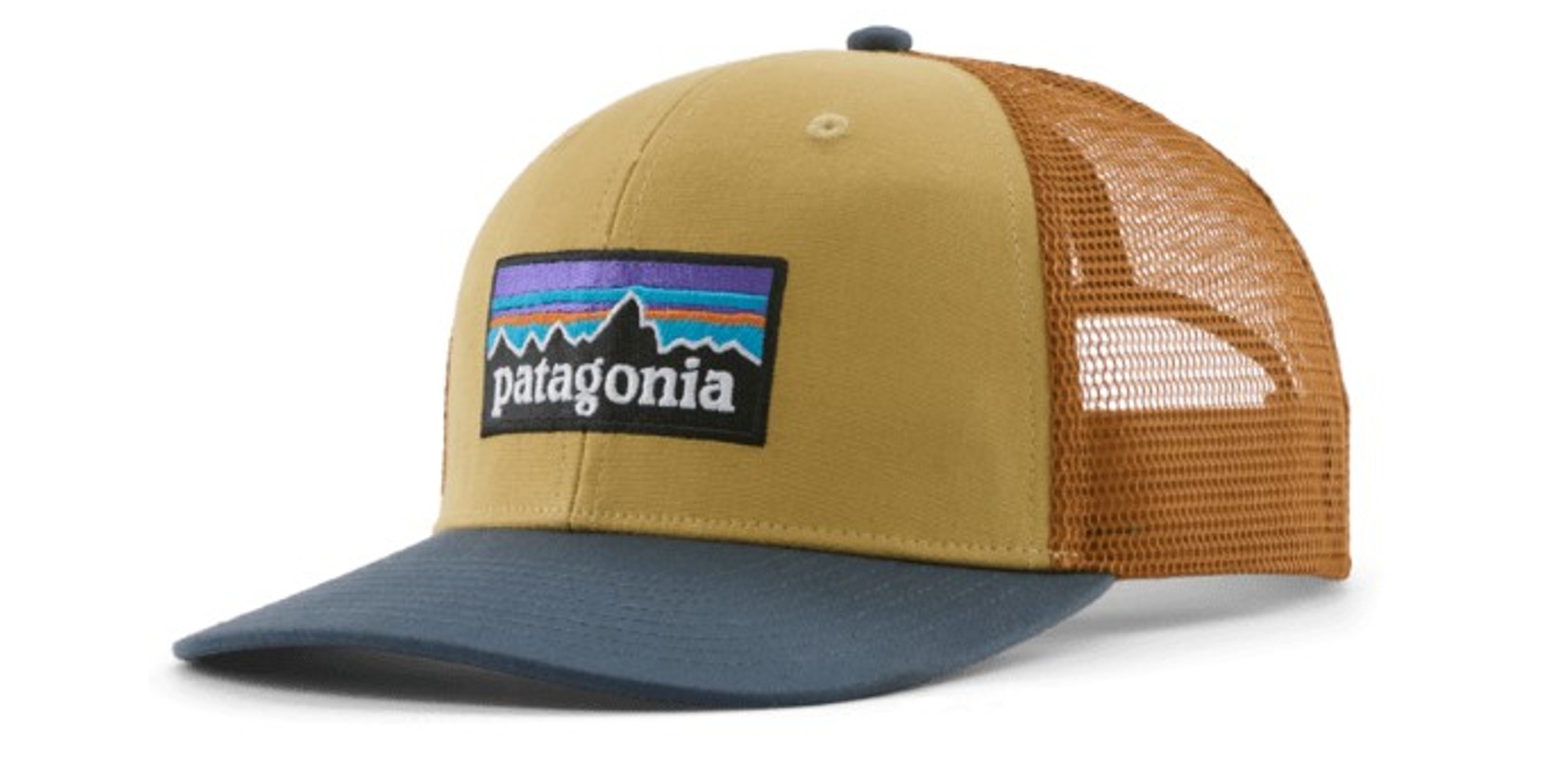 Patagonia P-6 Logo Trucker Cap Lynx Tan