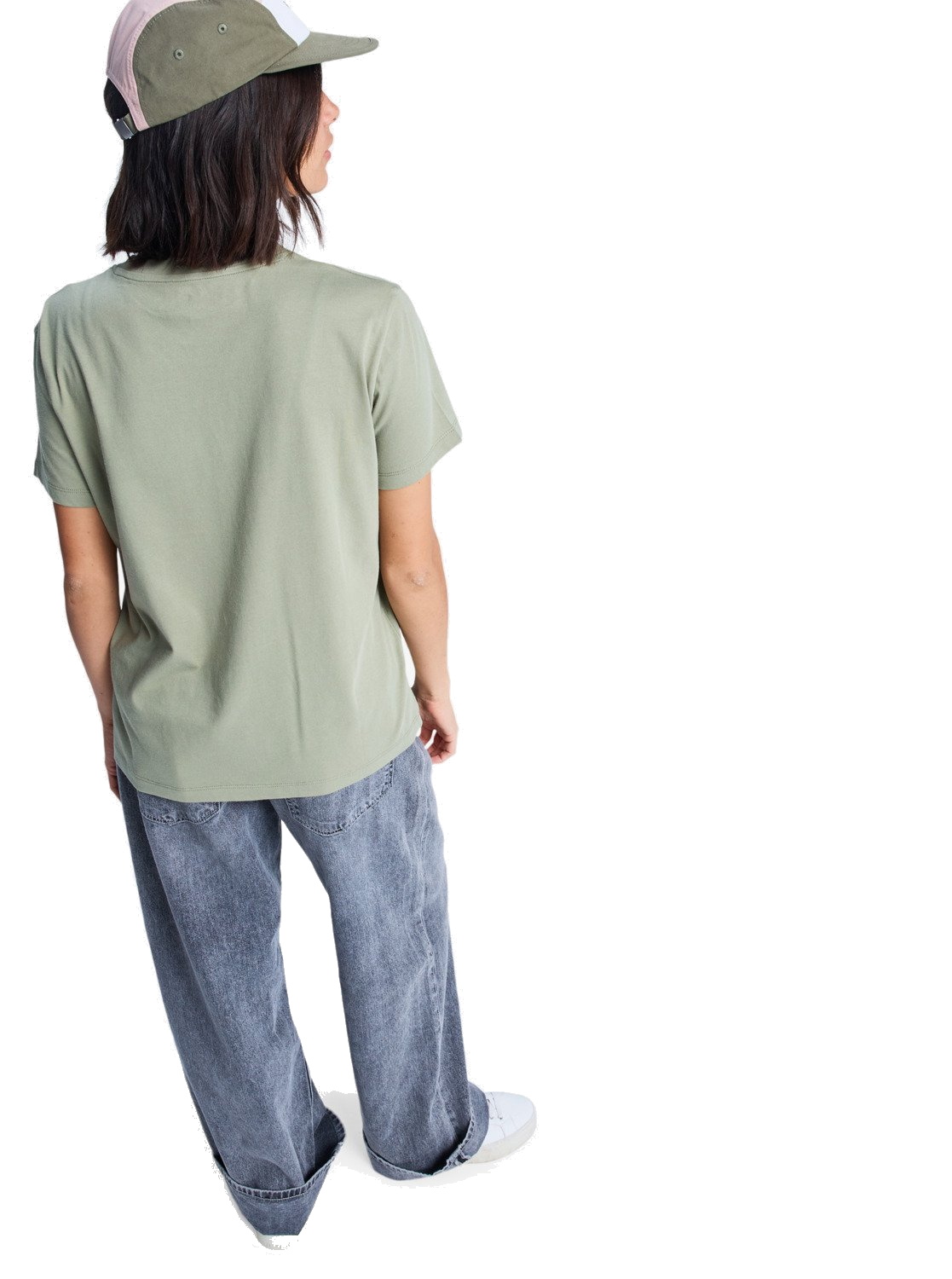 Roxy Damen Shirt Ocean Road Art Oil Green