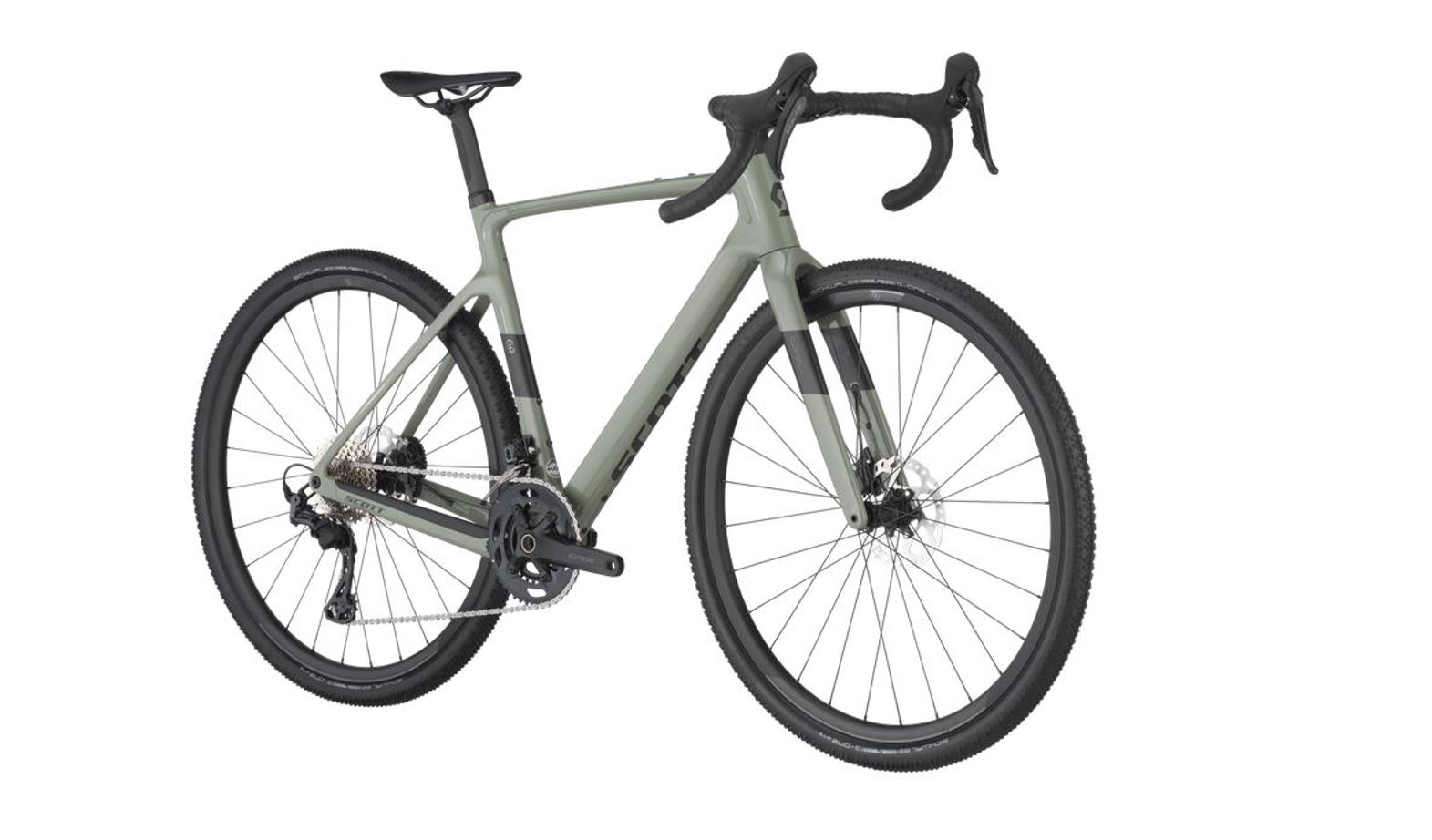 Scott Addict Gravel 50 Gravel Bike Mineral Undergrowth Green