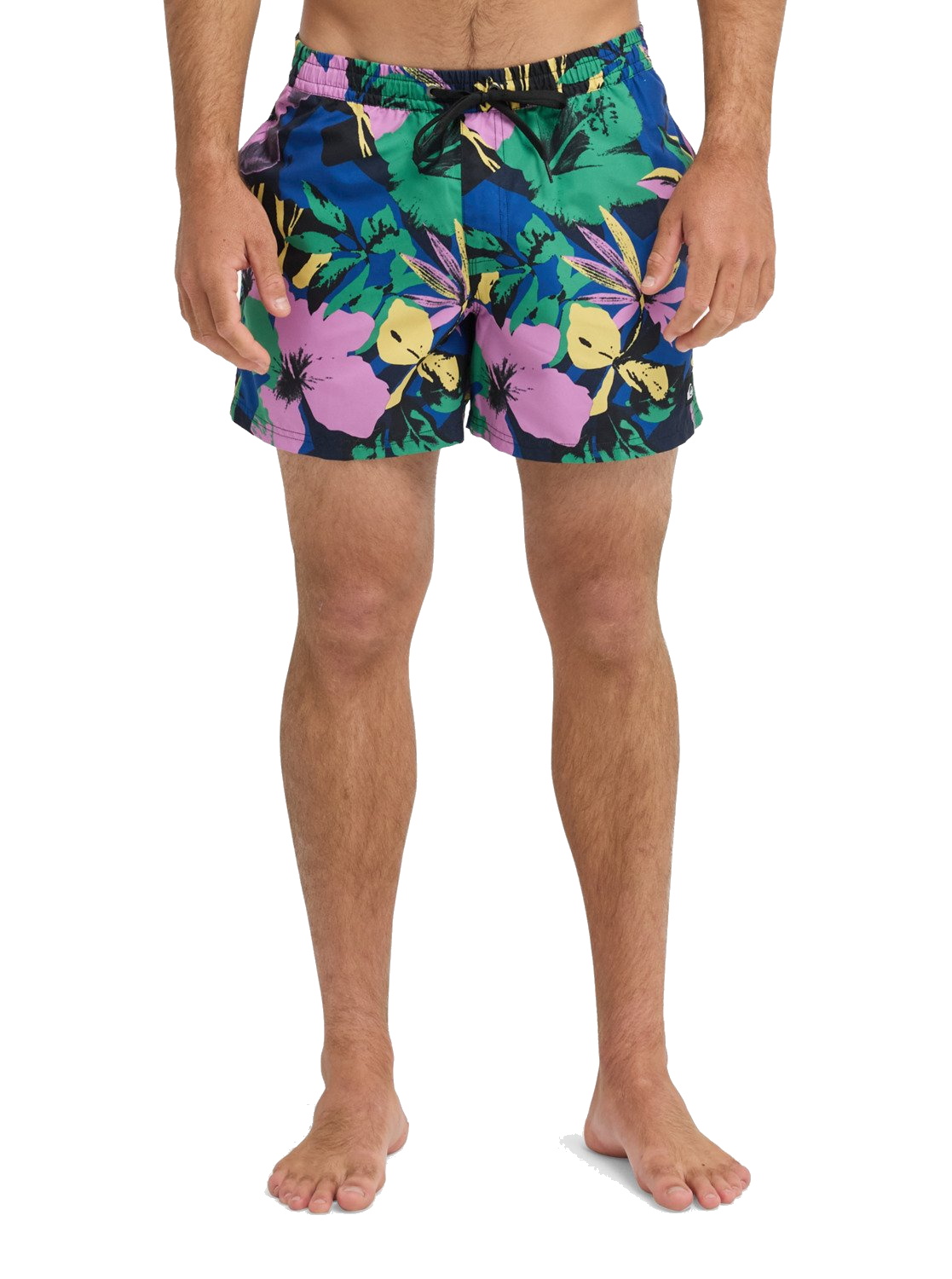 Quiksilver Badeshorts Everyday Printed Volley 15" Schwimmshorts Dark Navy Interact Floral
