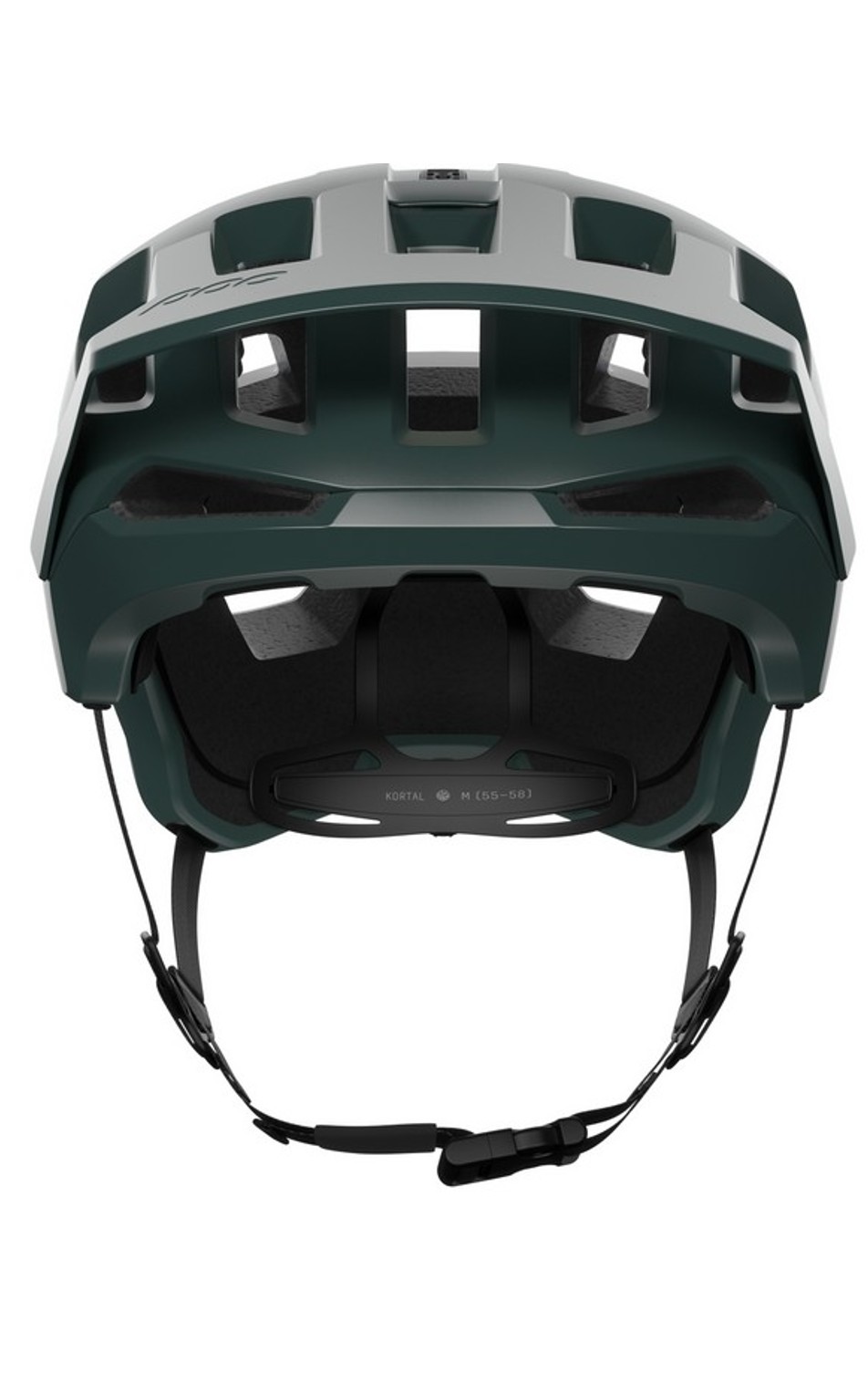 POC Fahrradhelm Kortal Race MIPS Pargasite Green Matt/Hydrogen White Matt