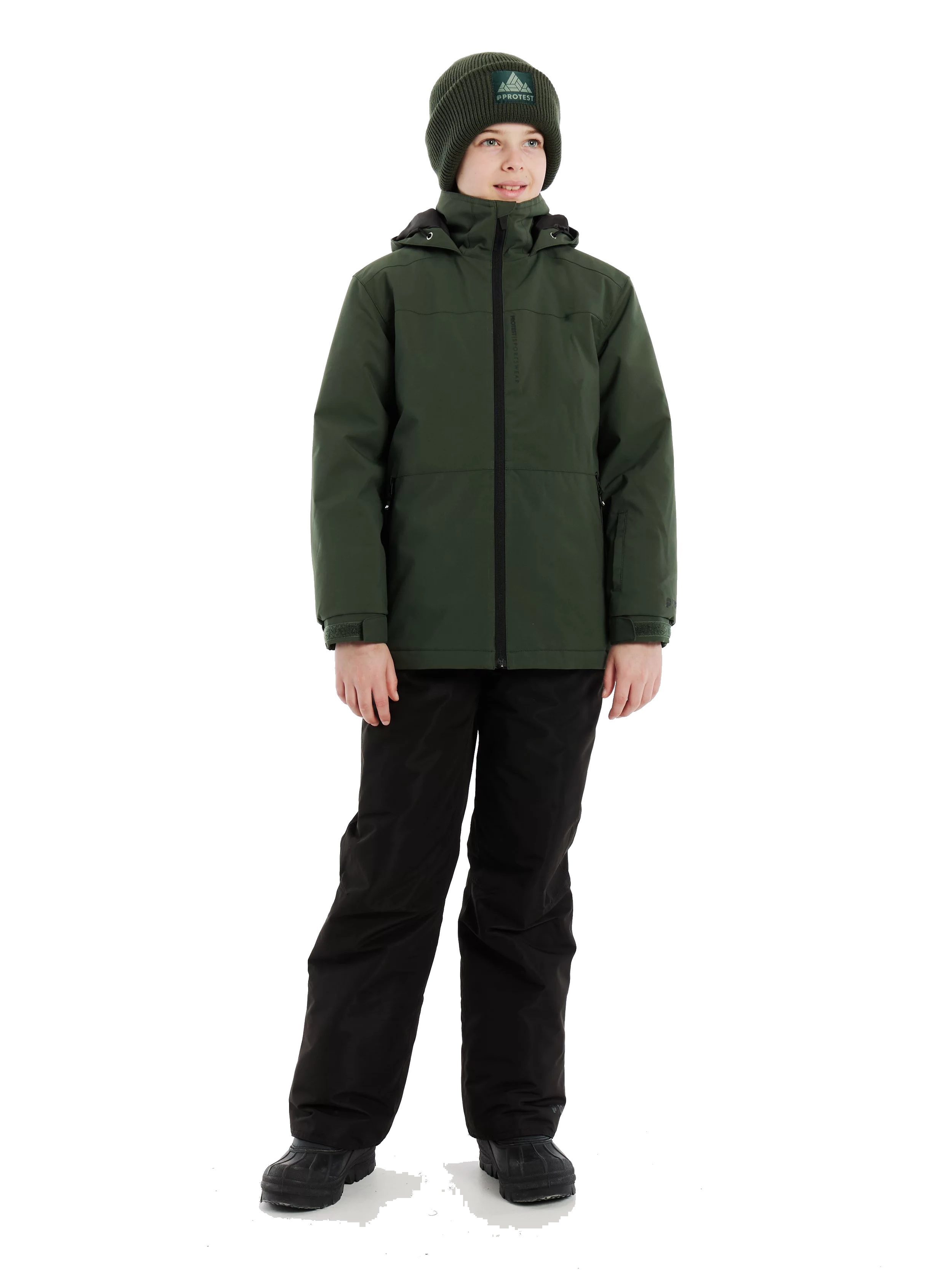 Protest Kinder Skijacke PRTFlynto Kale green