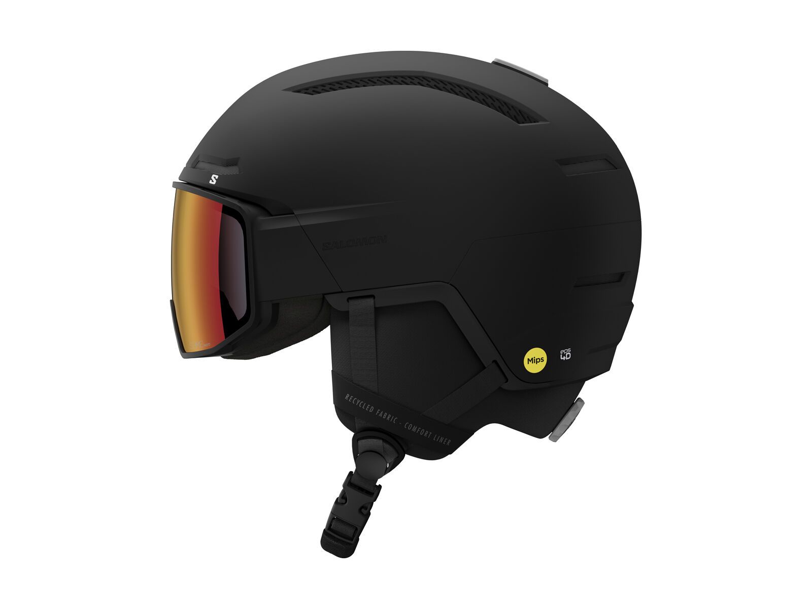 Salomon Visierhelm Driver Pro MIPS Sigma Photo Poppy Red / black