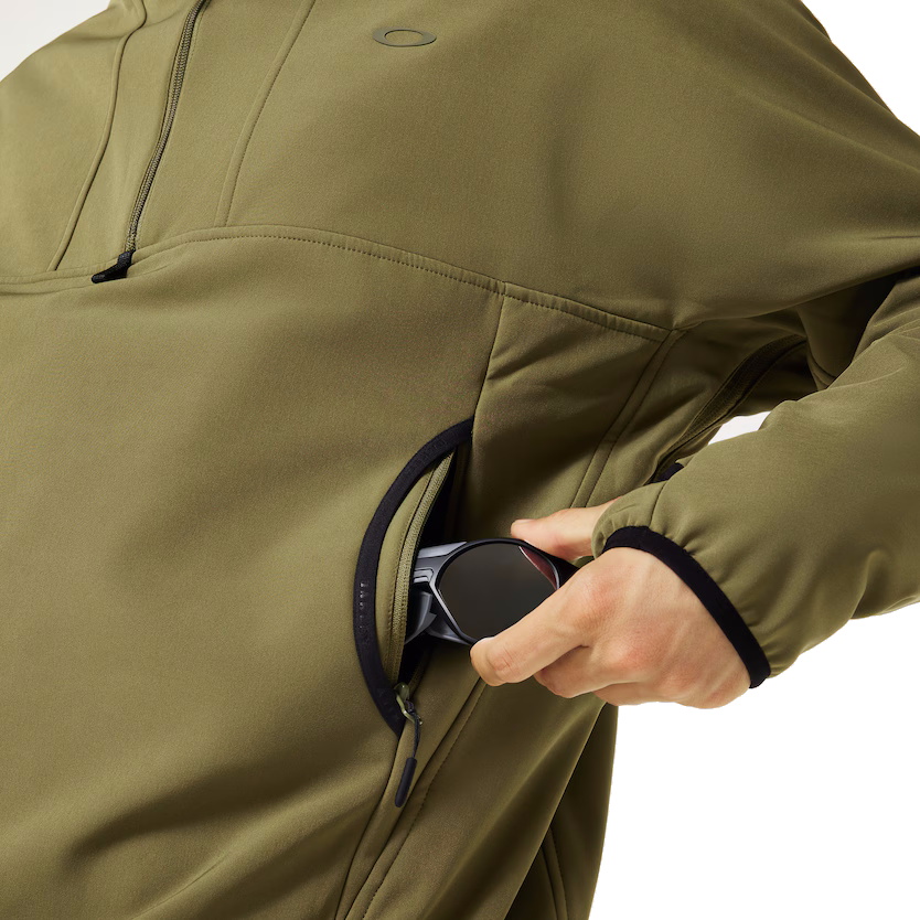 Oakley Herren Wintertide Softshell Hoodie Army grün