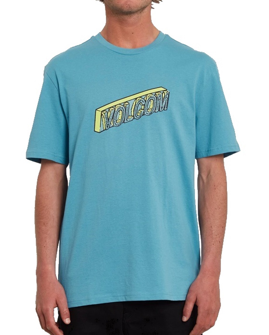 Volcom T-Shirt Blox blau
