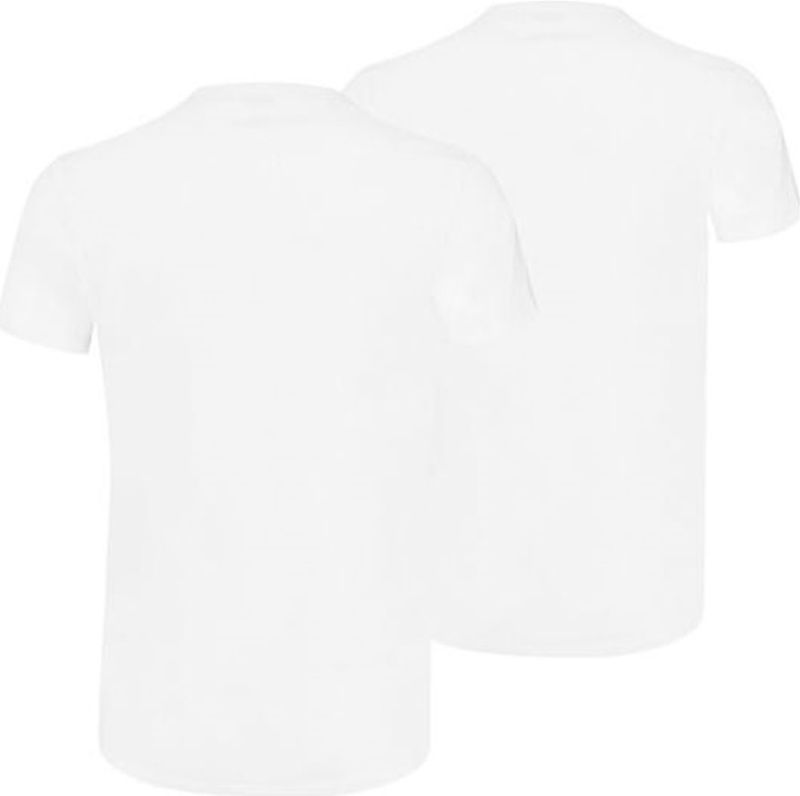 Puma Basic Herren T-Shirt V-Neck weiß