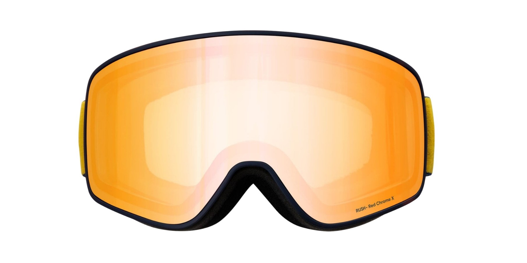 Red Bull Spect Schneebrille RUSH-14REX Matt Black Orange Gold Mirror