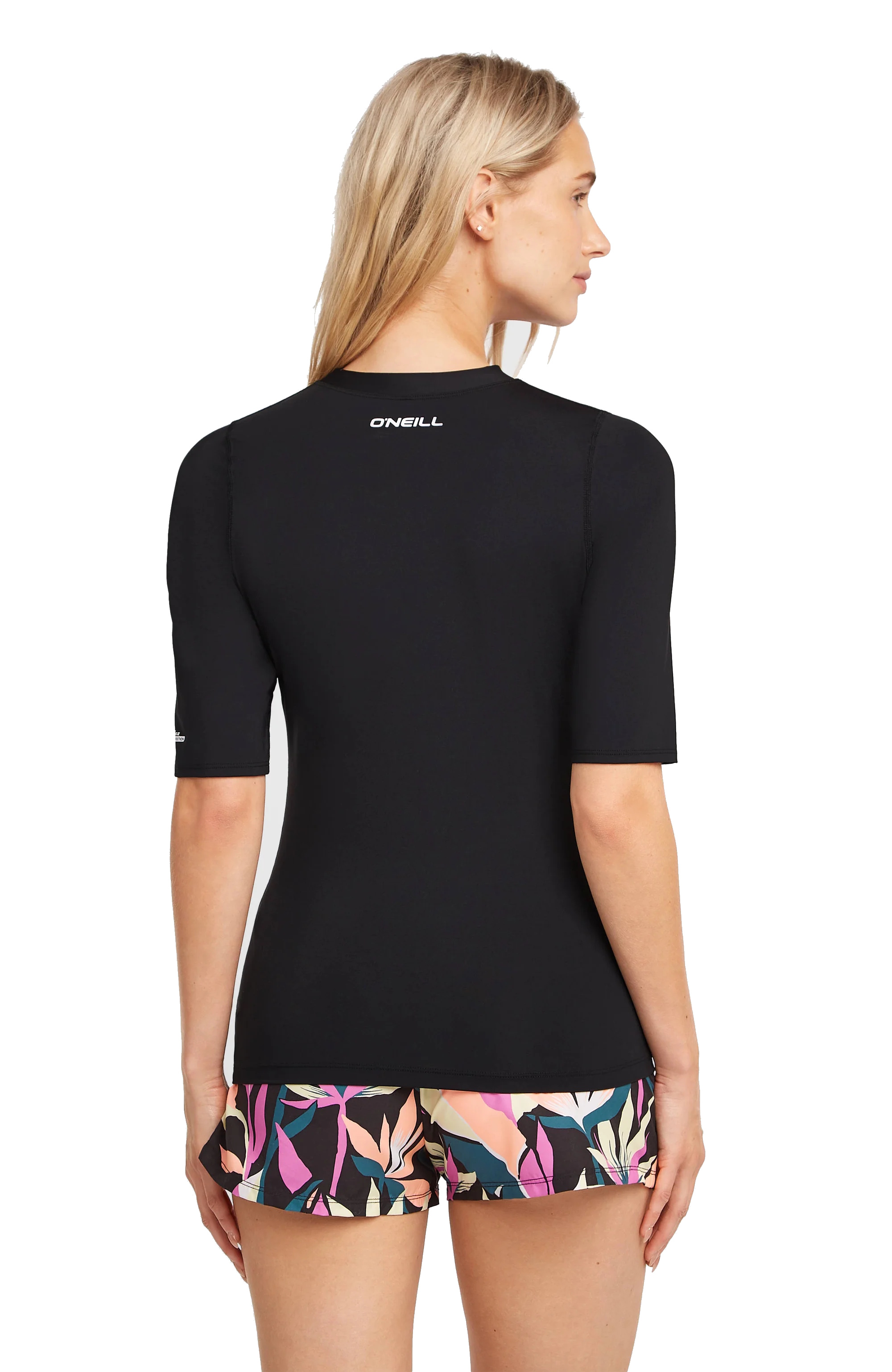 O'Neill Damen UV Shirt Shortsleeve Schwimmshirt Black Out