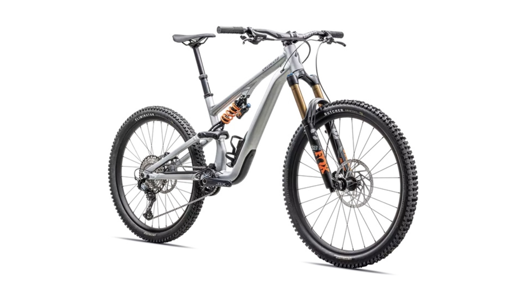 Specialized Stumpjumper 15 Fox Coil Alloy Mountainbike Satin Brushed Aluminium / Cast Blue 2025