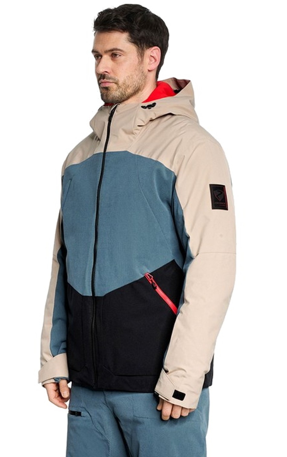 Ziener Herren Cord Skijacke TOBIN-Z iron sky