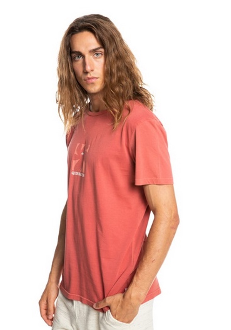 Quiksilver Herren T-Shirt Big Island rot