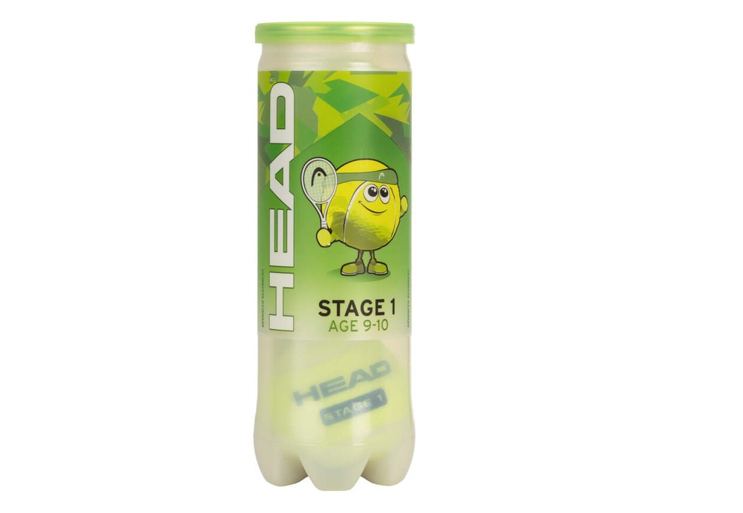 Head Tennisbälle STAGE 1 Green 3 Bälle 