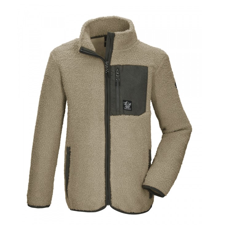 Killtec Kinder Fleecejacke KOW 144 creme