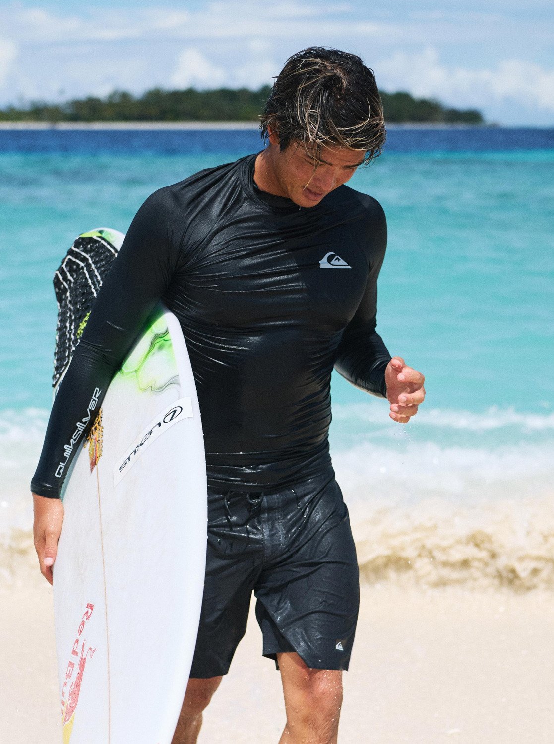 Quiksilver UV Shirt Everyday Longsleeve Lycra Black