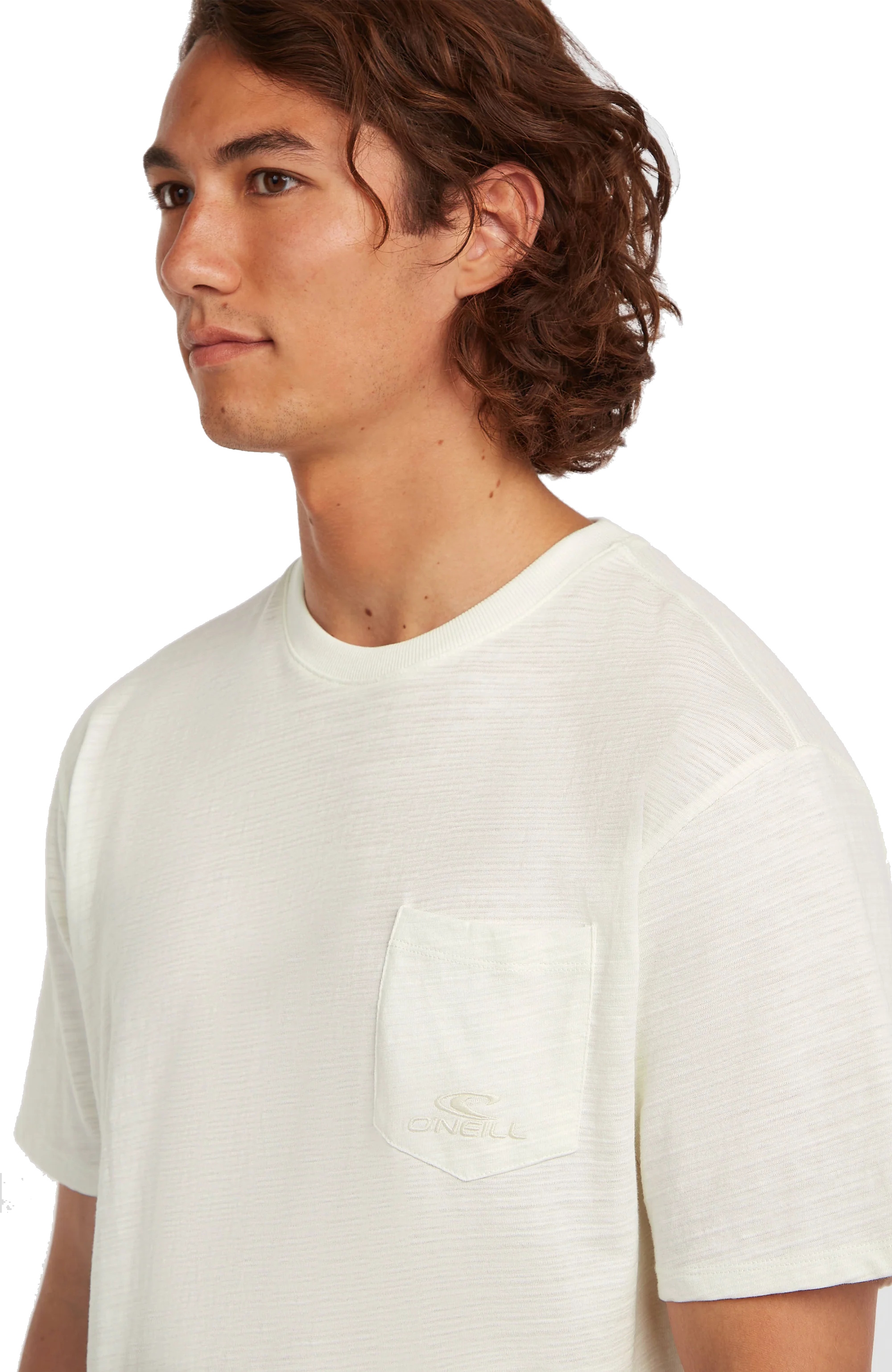 O'Neill Herren T-Shirt Slub Chest Pocket Snow White