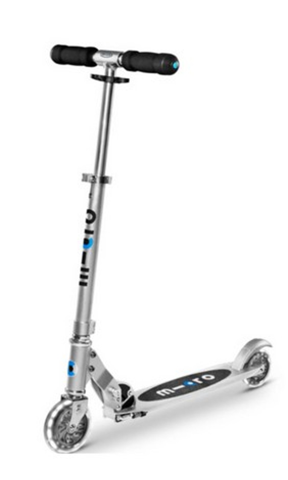 Micro Scooter Sprite LED silver