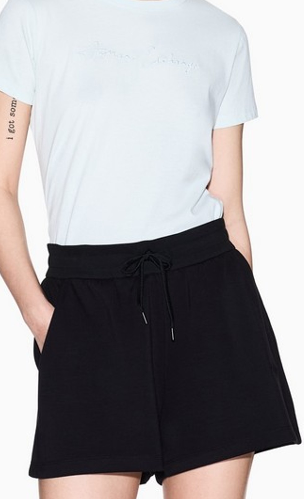 Armani Exchange Damen Joggingshorts black