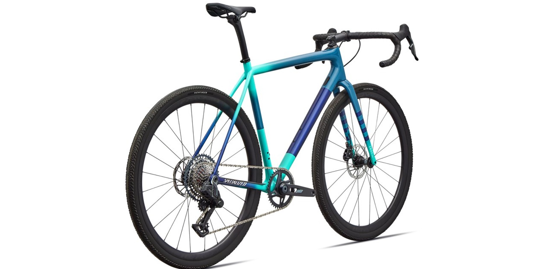 Specialized Gravel Bike Crux Expert Grey Blue / Lagoon Blue / Dune White / Majesty Blue 2026