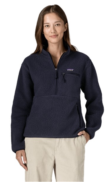 Patagonia Damen Retro Pile Marsupial Sunken Blue