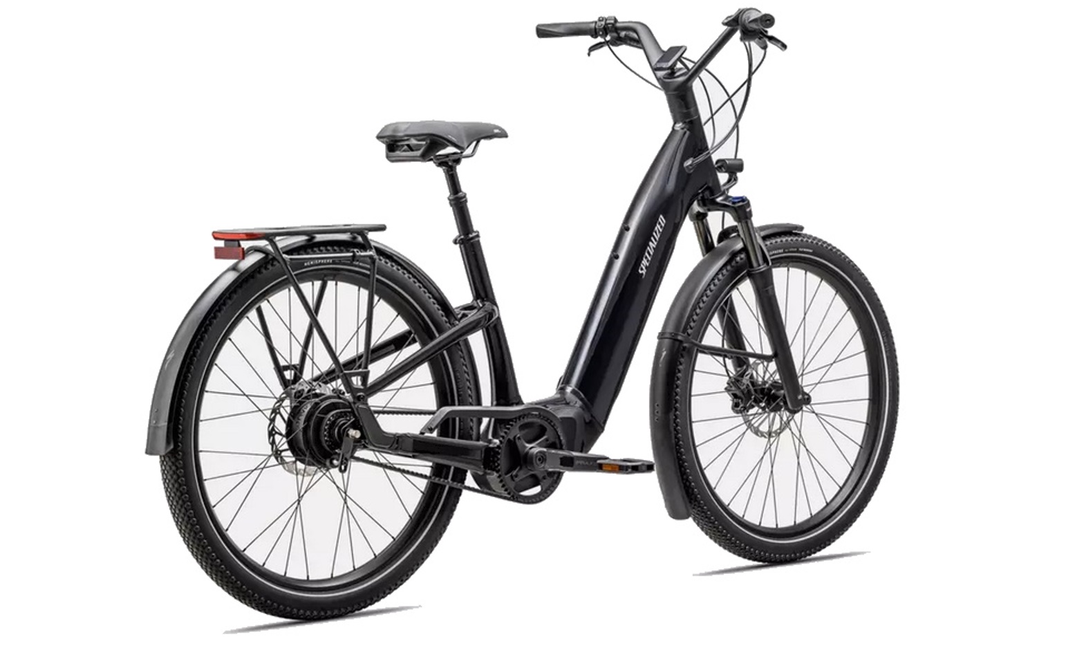 Specialized Turbo Como 4.0 IGH City Bike Gloss Cast Black / Satin Silver Reflective 2025