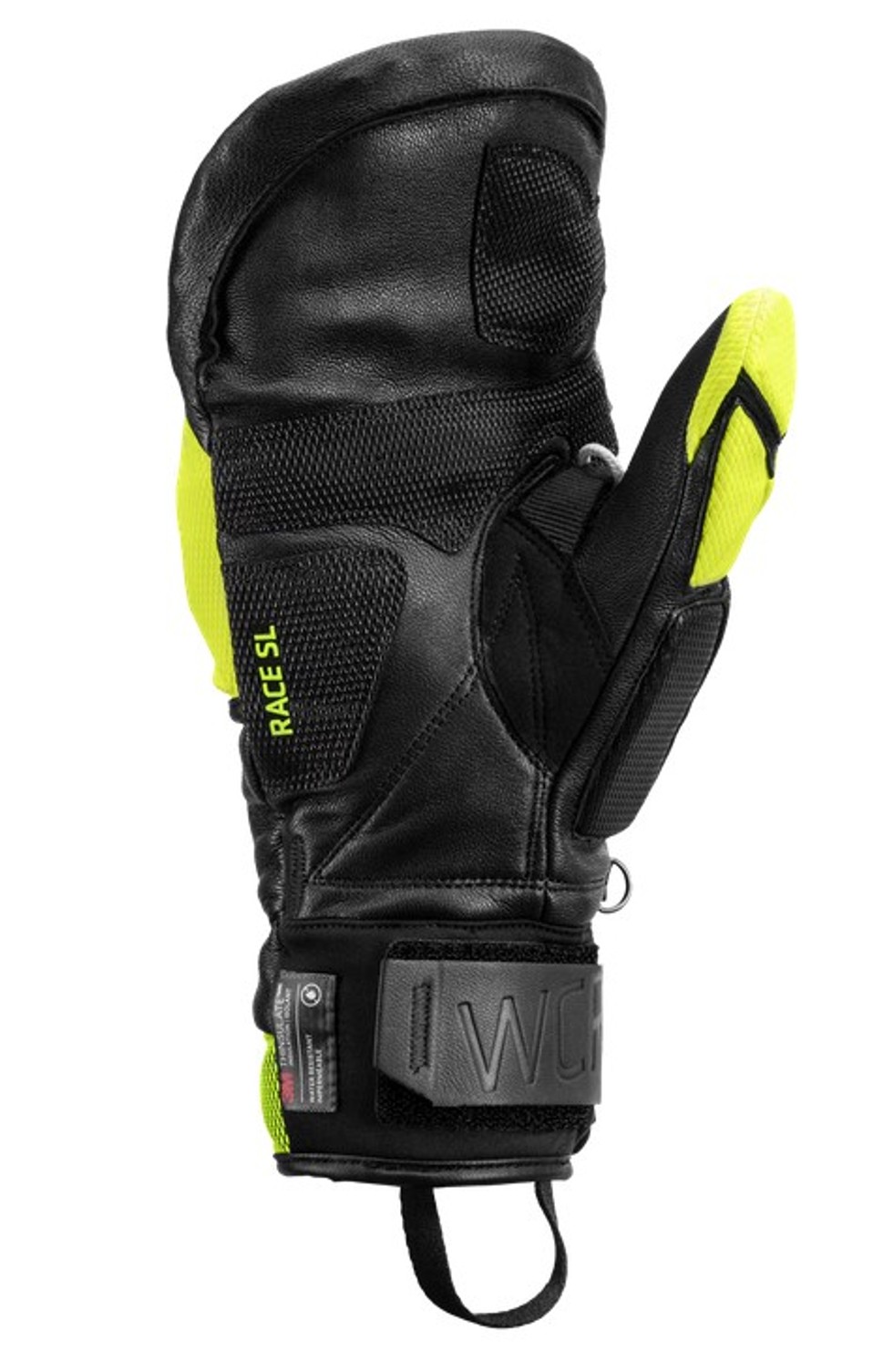 Leki Handschuhe WCR Venom SL 3D Mitten black-ice lemon 