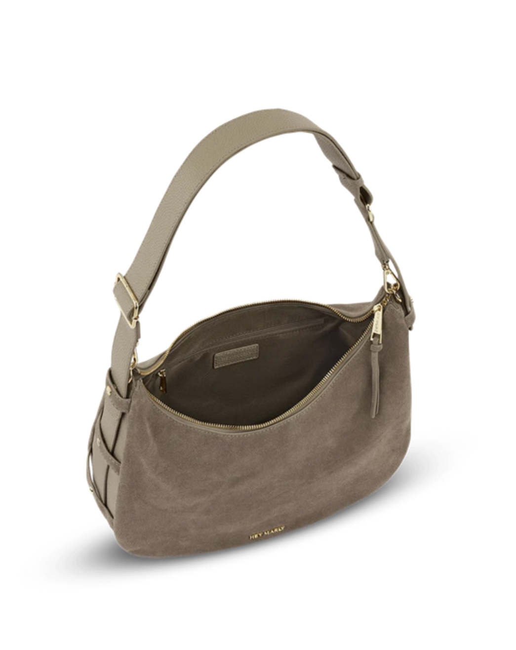 Hey Marly Lifetime Sister Suede M Mocha