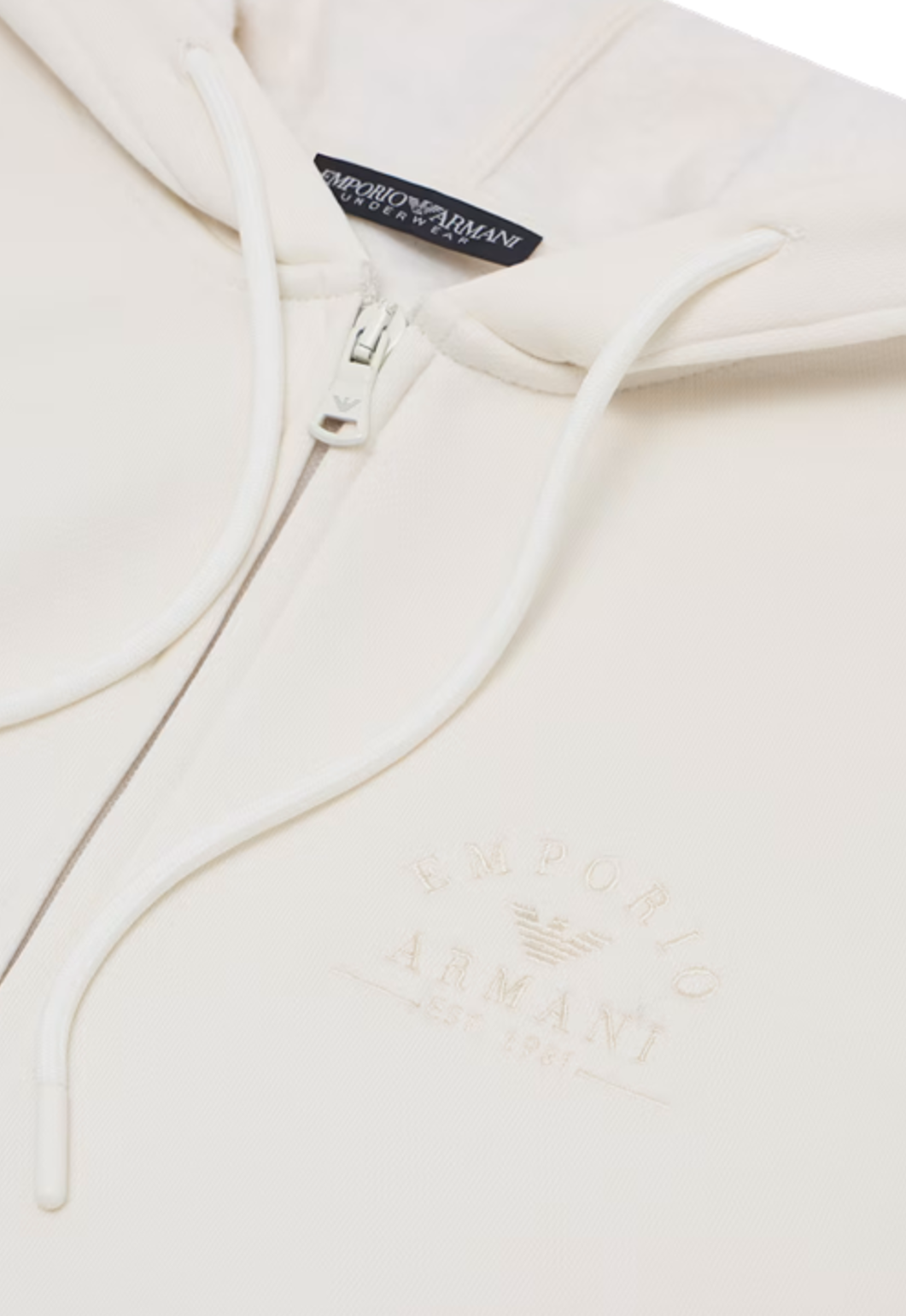Emporio Armani Damen Kapuzenjacke EW00392 AF25592 Beige