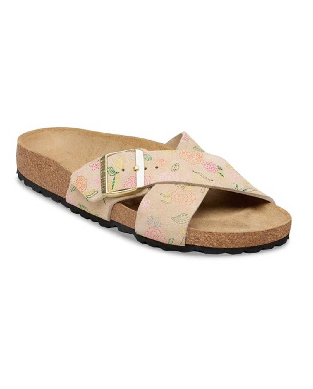 Birkenstock Damen Sandalen Siena Sandcastle Flower Print