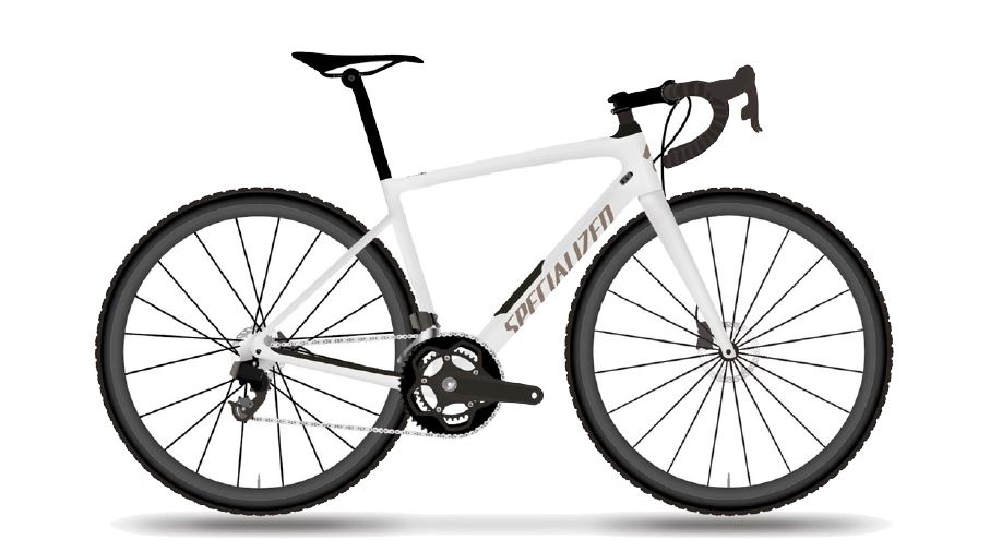 SPECIALIZED DIVERGE EXPERT CARBON DUNE WHITE