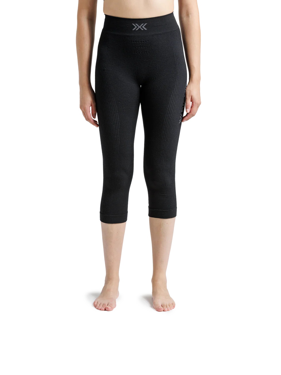 X-Bionic Damen MIGHTYWOOL PANTS 3/4 BLACK