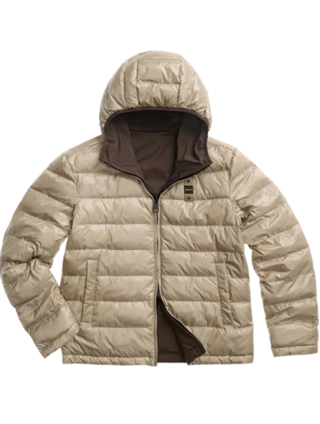 Blauer USA Herren Steppjacke Wendejacke Ballard Dark Brown