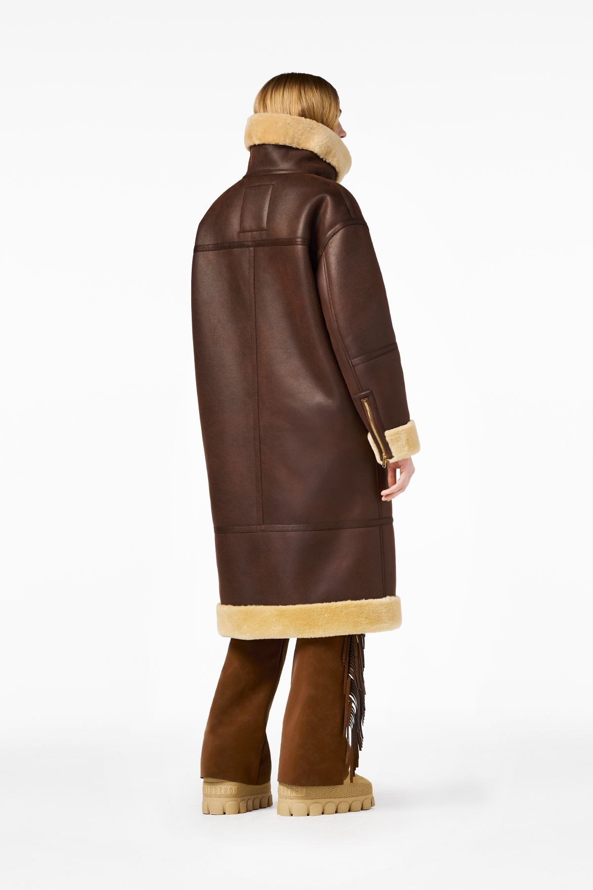 Goldbergh Wintermantel MUMU deep mocha