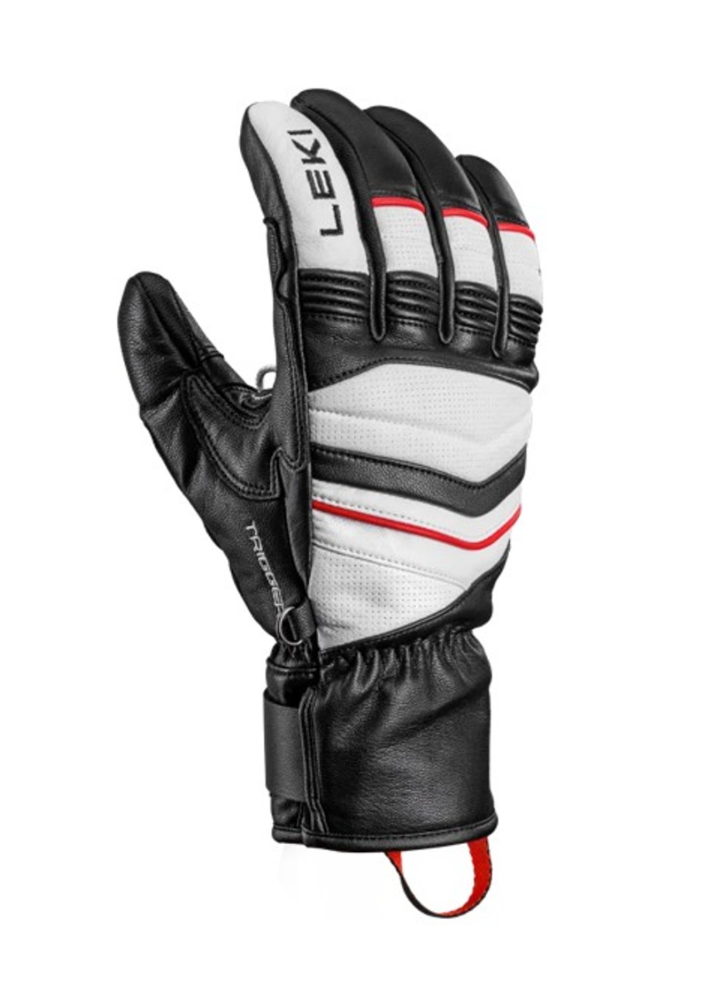 Leki Handschuhe Epicon Prime TR White Black Red