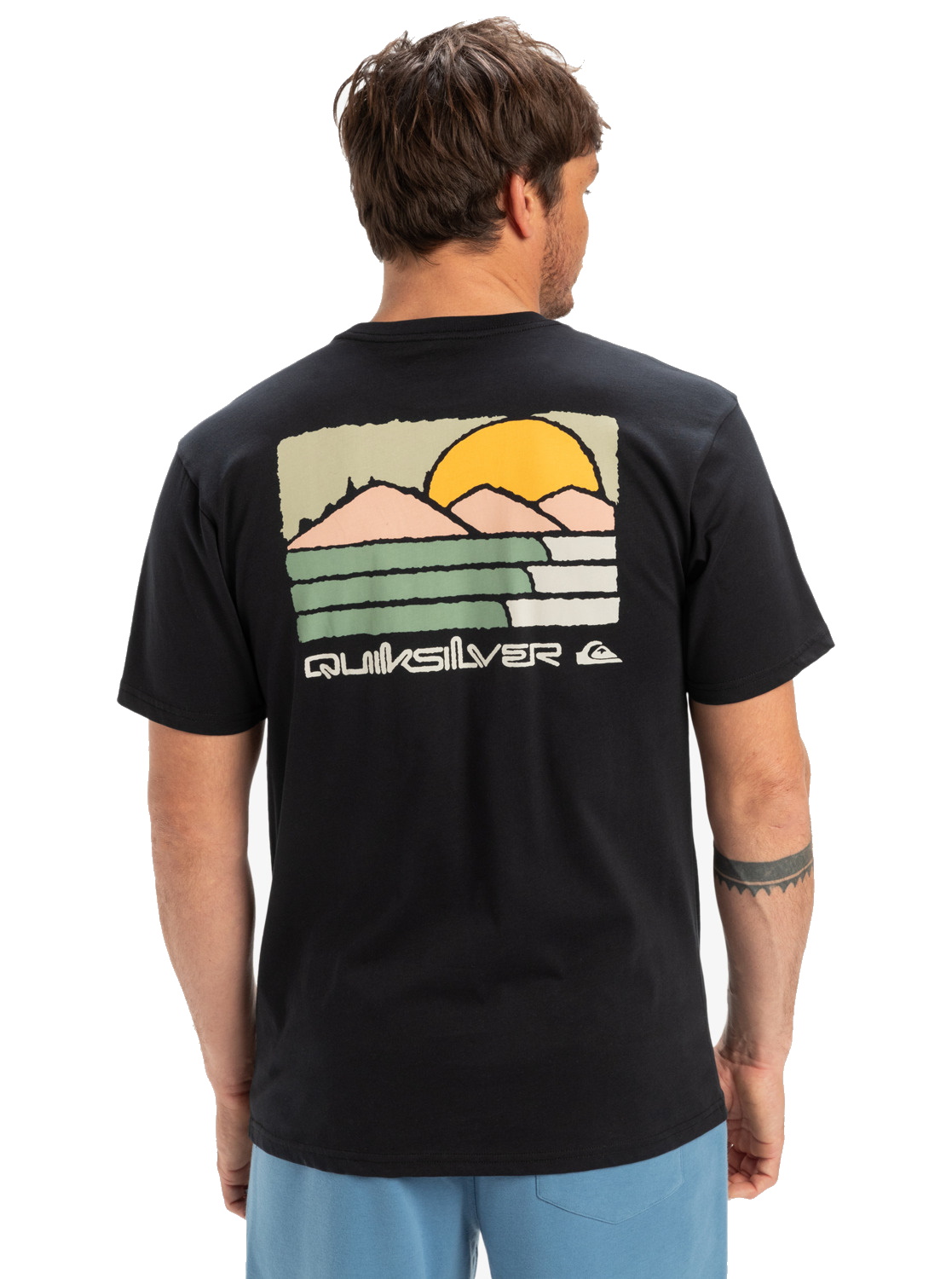 Quiksilver T-Shirt Evo Future Islands Black