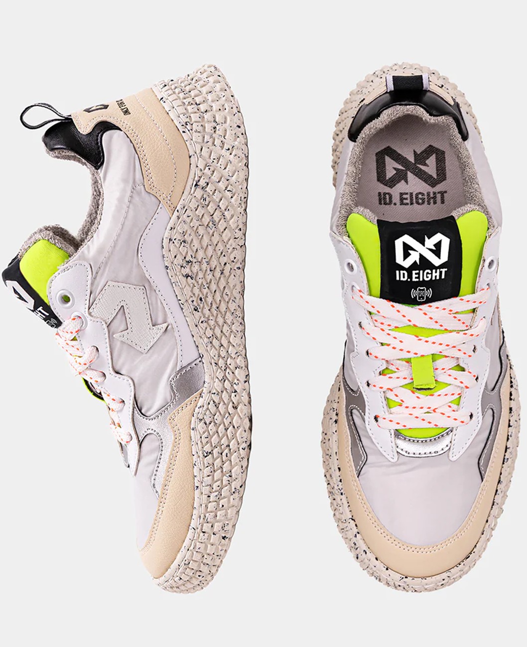 ID Eight Damen Sneaker Hana White Crinkle