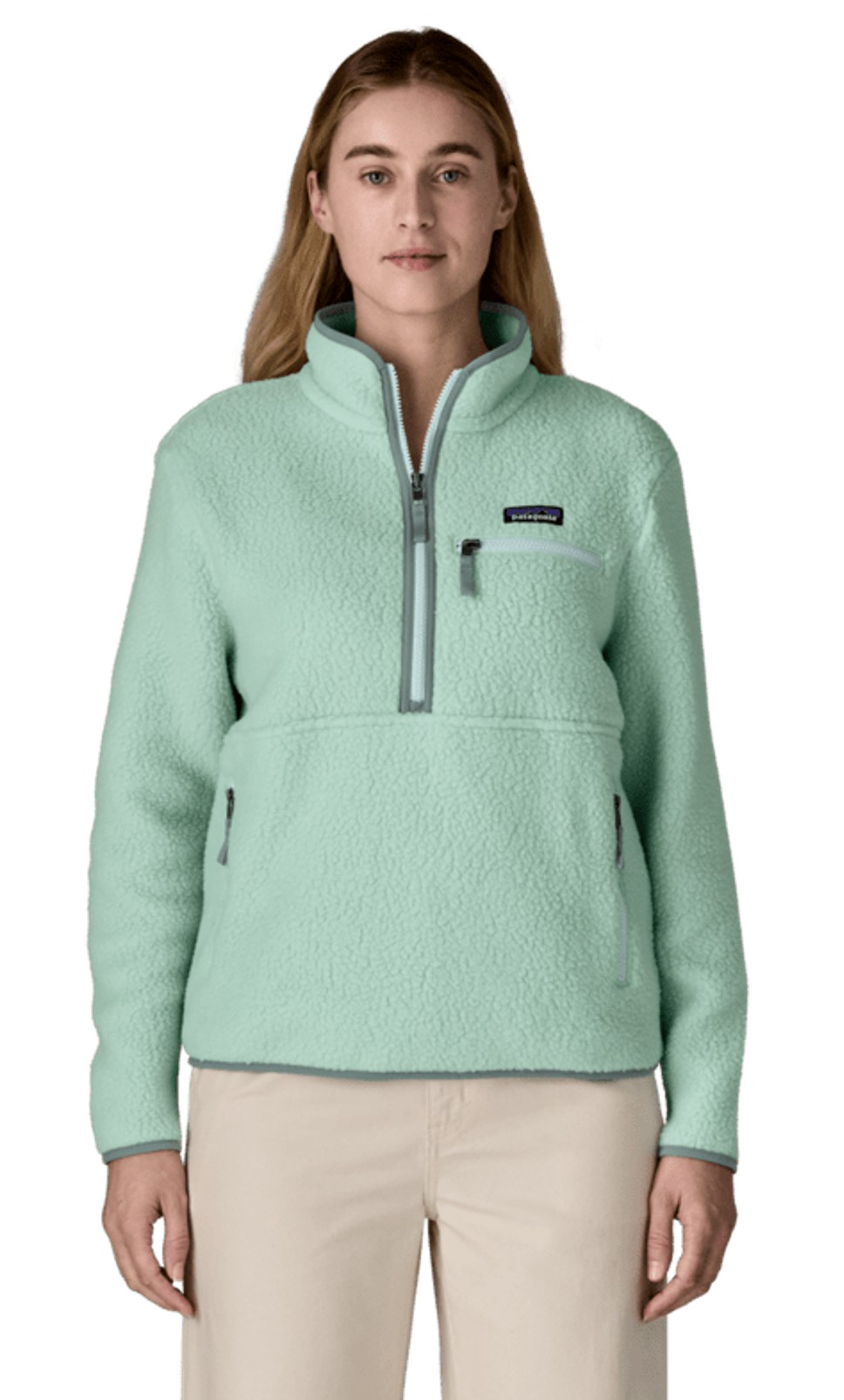 Patagonia Damen Fleece Retro Pile Marsupial Thin Ice