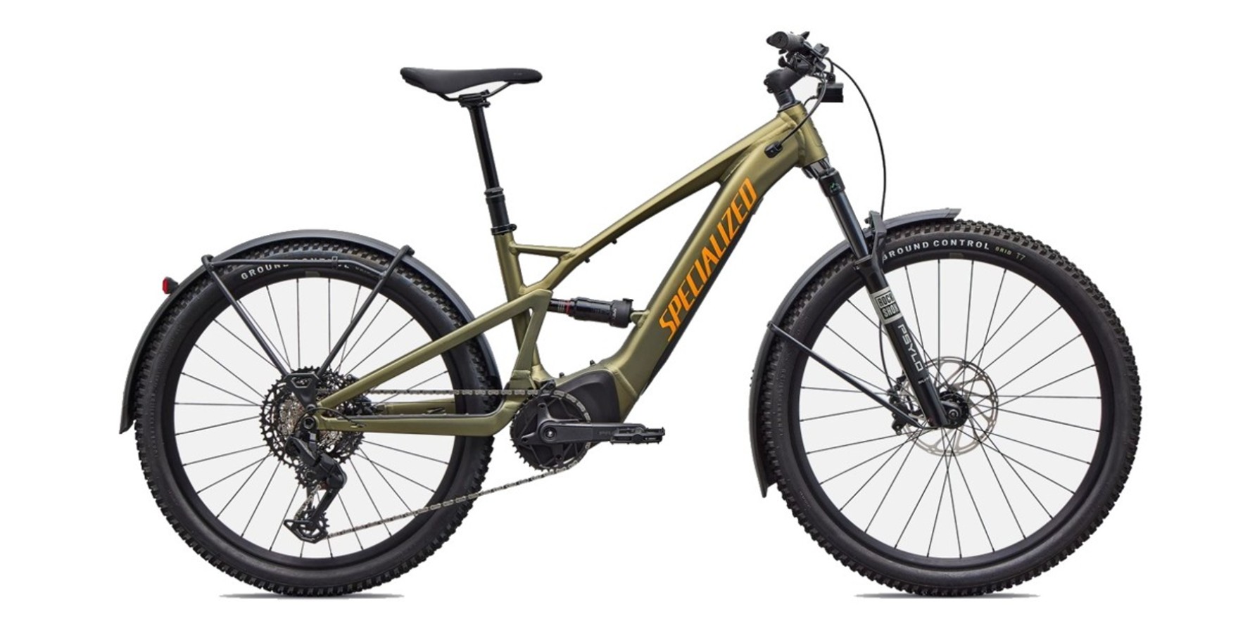 Specialized Turbo Tero X 5.0 Mountainbike Satin Laurel Green Metallic / Orange Zest 2026