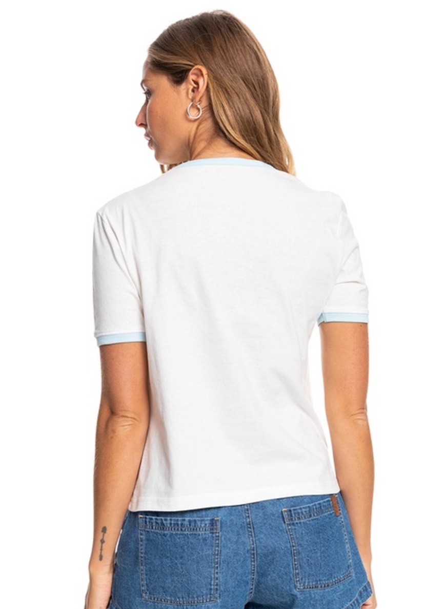 Roxy T-Shirt Biarritz Vibes weiß