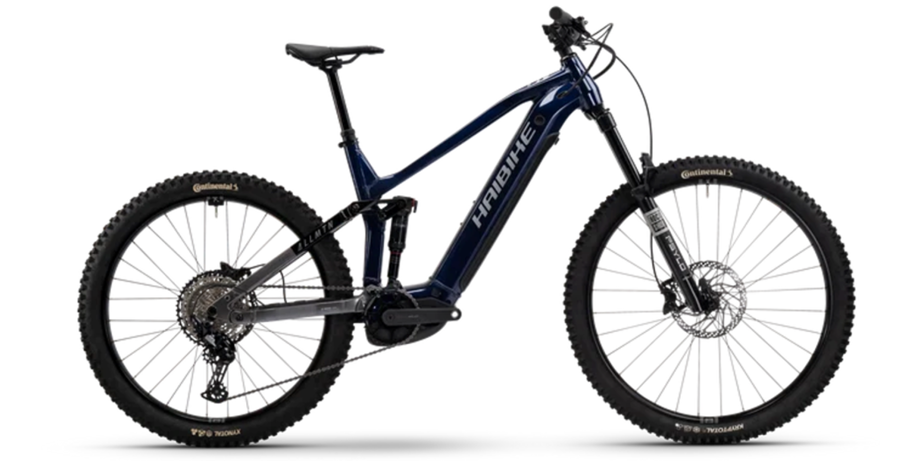 Haibike ALLMTN6 Mountainbike Ocean Black / Grey Gloss