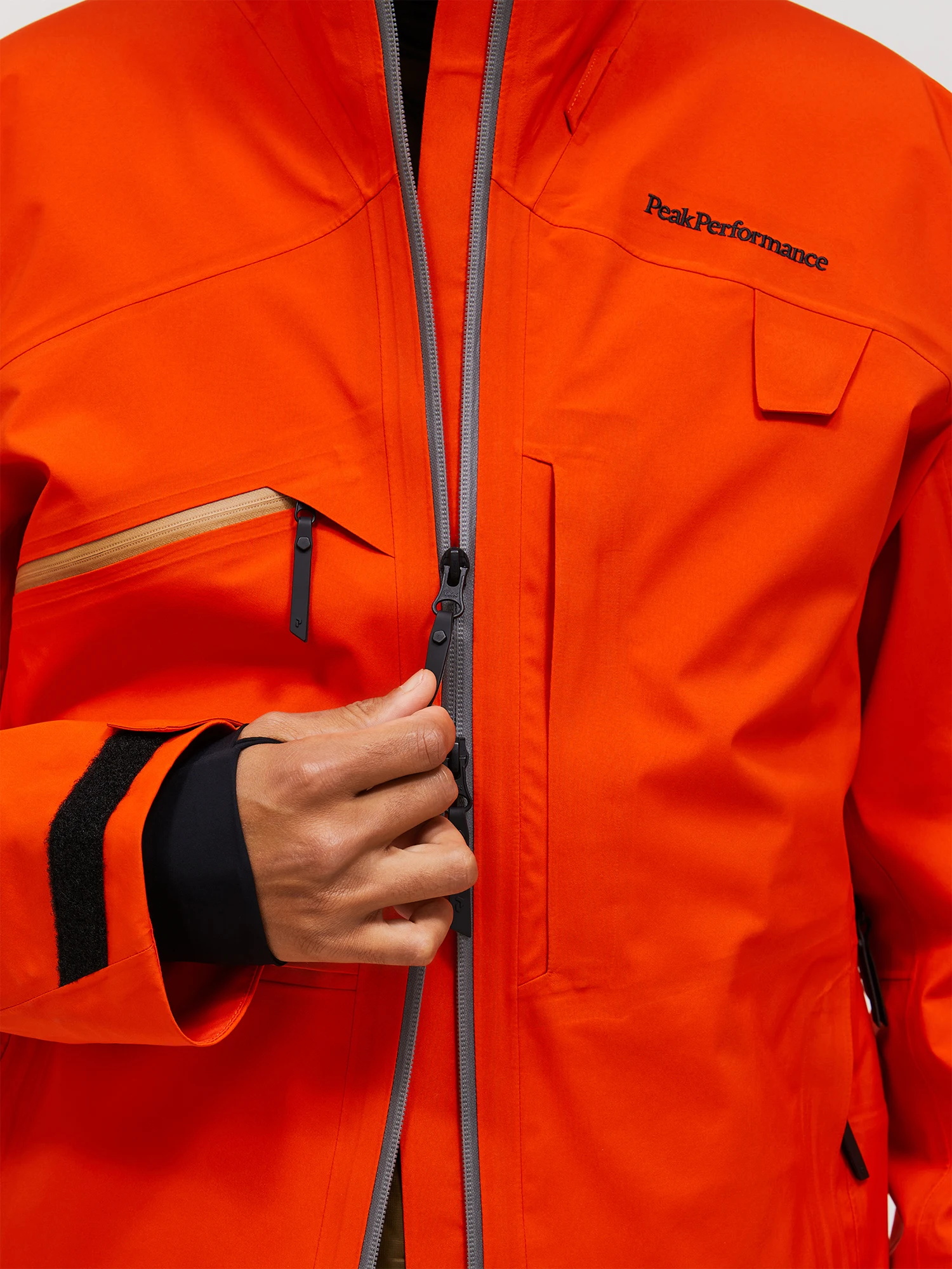 Peak Performance Herren Alpine GORE-TEX 3L Shell Jacke Solar burst