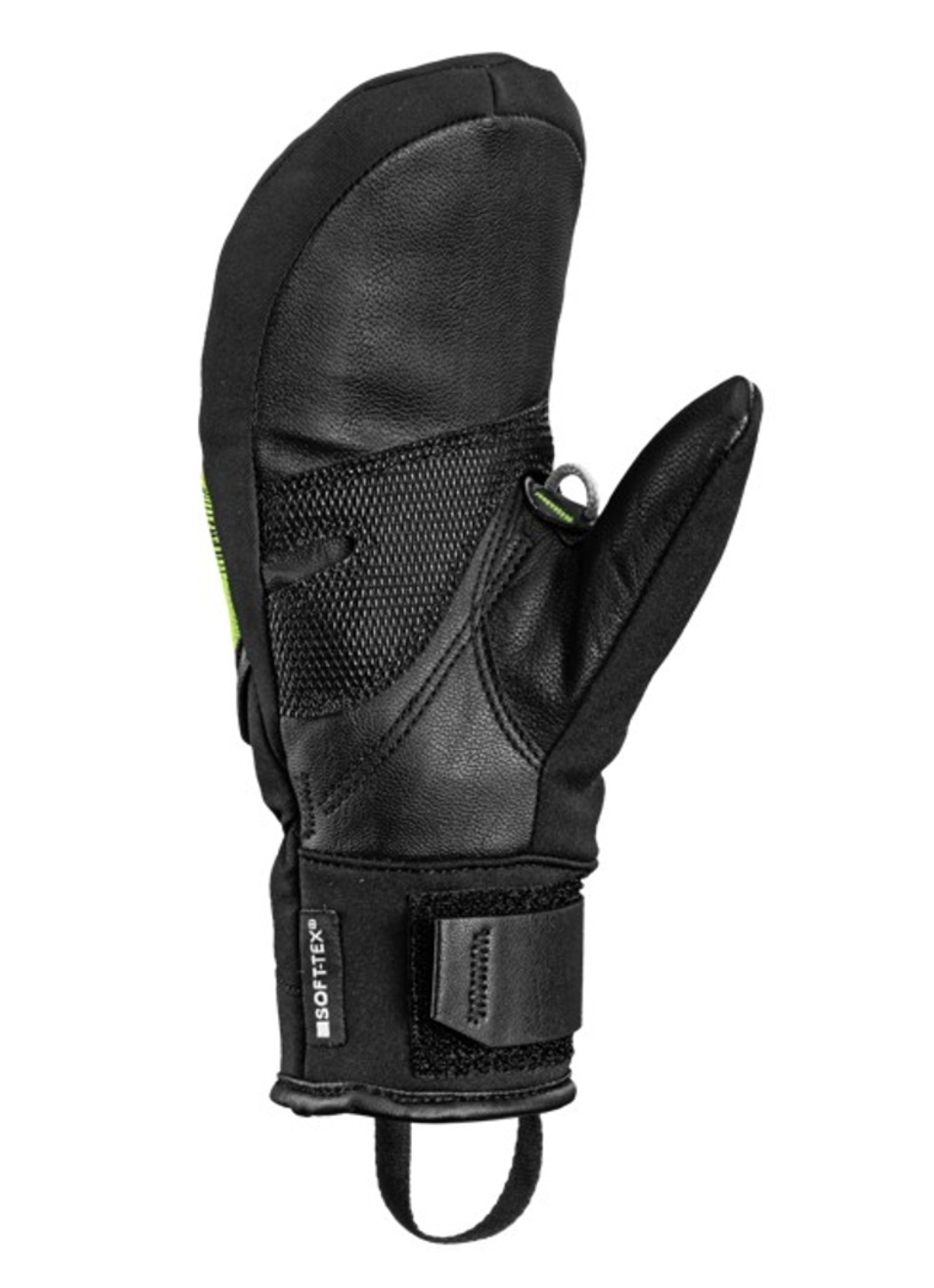 Leki Handschuhe WCR Core TR Junior Mitten Black Neonyellow