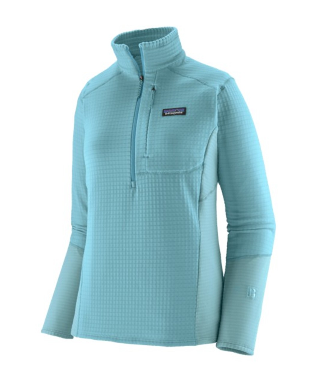 Patagonia Damen Fleece R1 P/O Snowmelt Blue