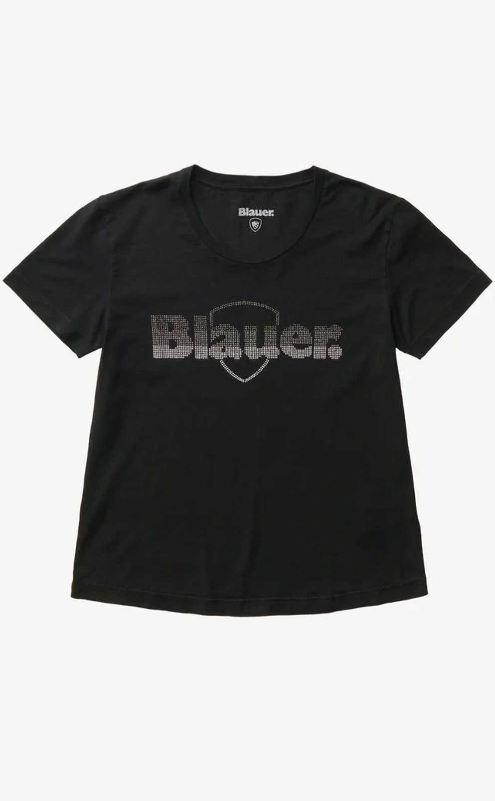 Blauer USA Damen T-Shirt Logo Glitter GRAHAM T-SHIRT Black