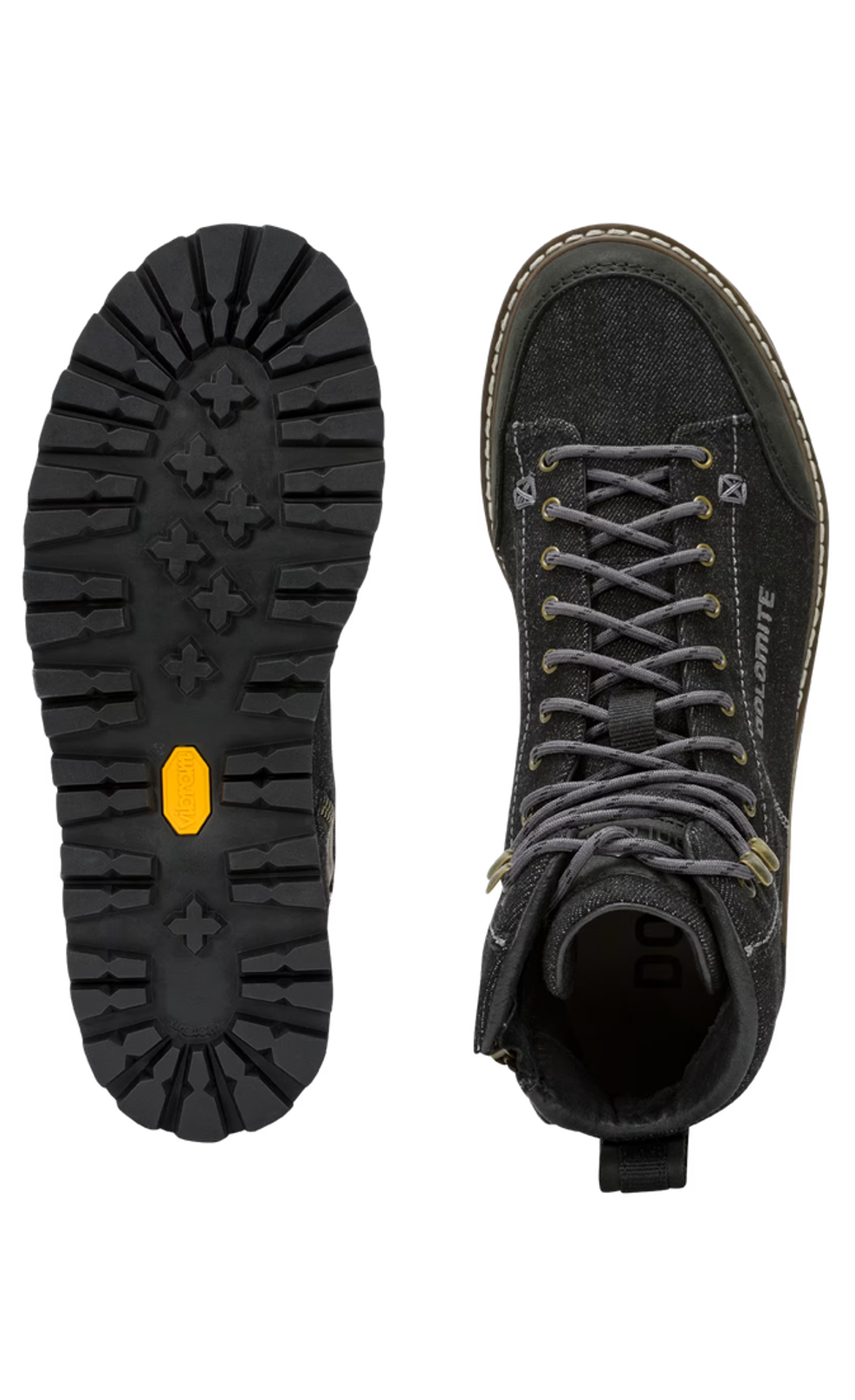Dolomite 54 High Denim Schuh Black