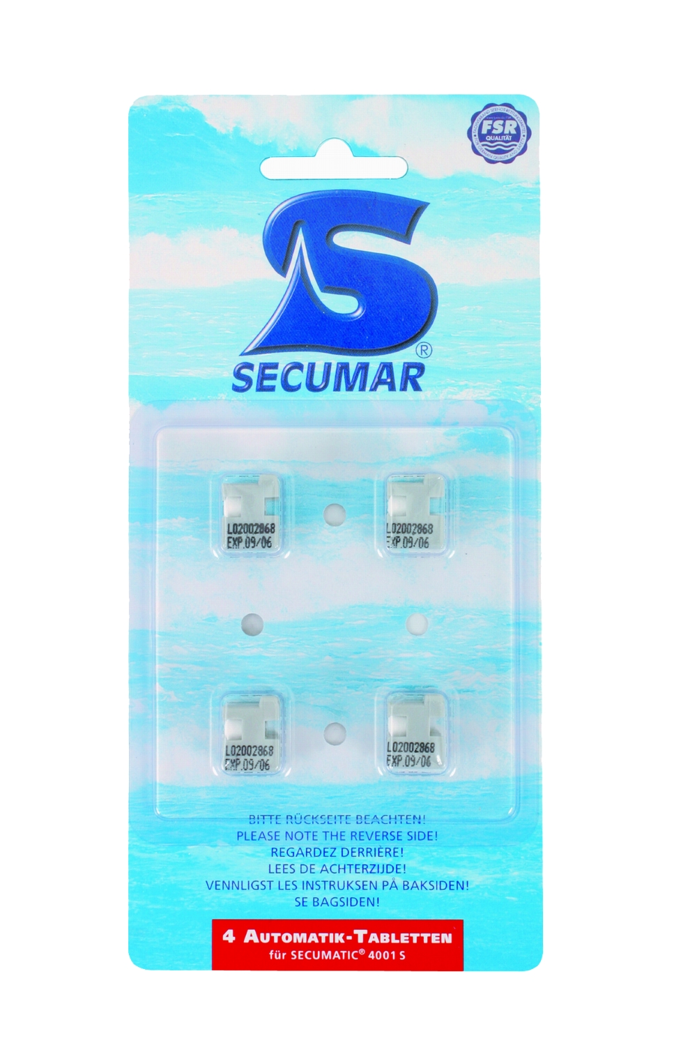 Secumar Auto Capsules Secumar Pill-Box 4 - Tabletten für Automatik Westen von Secumar