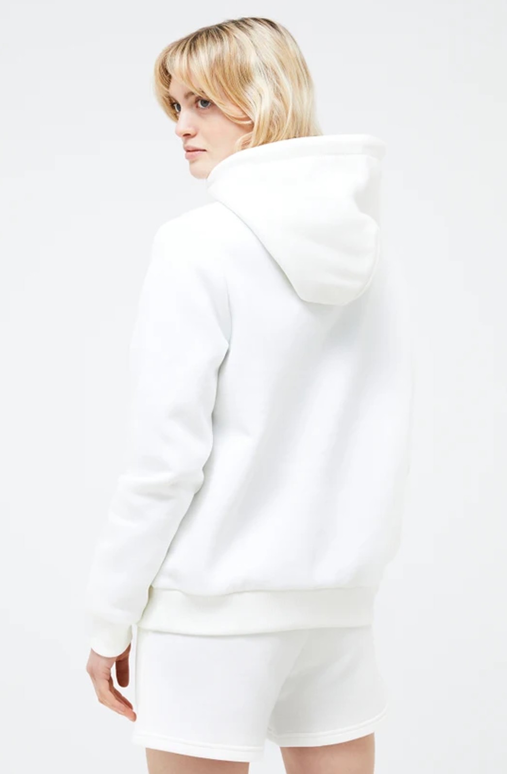 Peak Performance Damen Original Small Logo Hood Off White