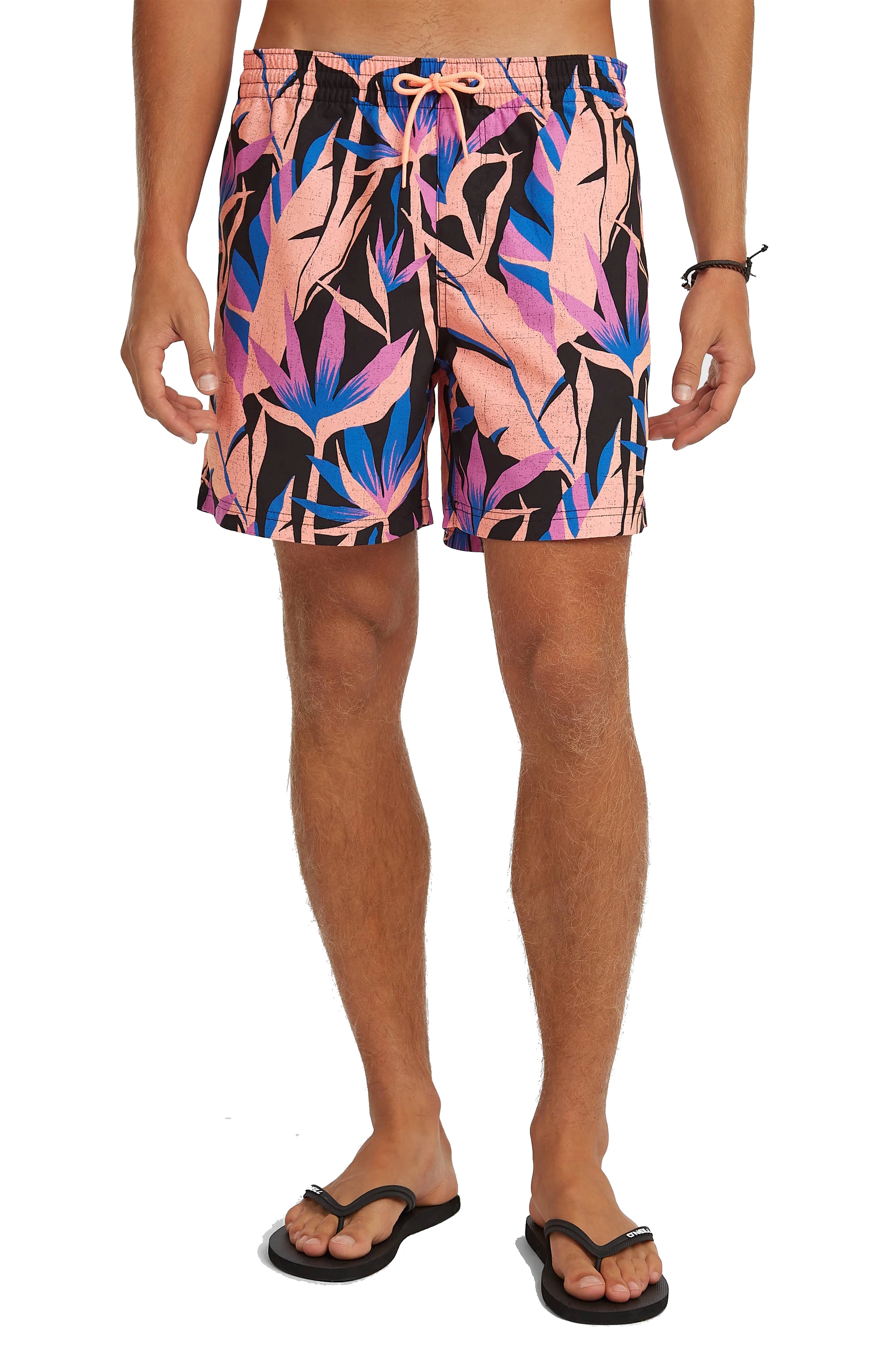 O'Neill Herren Badeshorts Print 16" Black Tropical Big