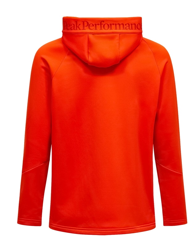 Peak Performance Herren Rider Essentials Midlayer Zip Hood SOLAR BURST